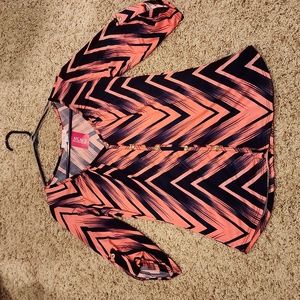 NWT A'gaci Silky 3/4 sleeve blouse